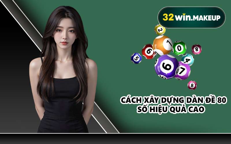 Cách xây dựng dàn đề 80 số hiệu quả cao