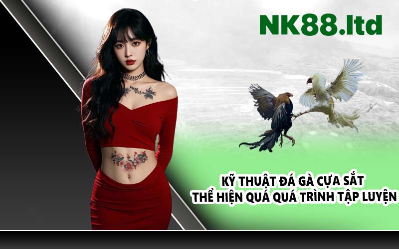 Kỹ thuật đá gà cựa sắt thể hiện quá quá trình tập luyện